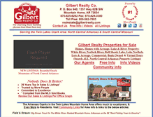 Tablet Screenshot of gilbertrealty.com